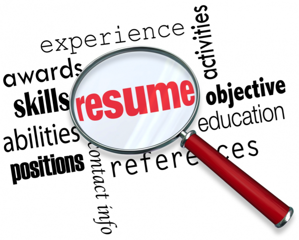 Figure 24 Parts of a resume. Image used with permission of go2HR.