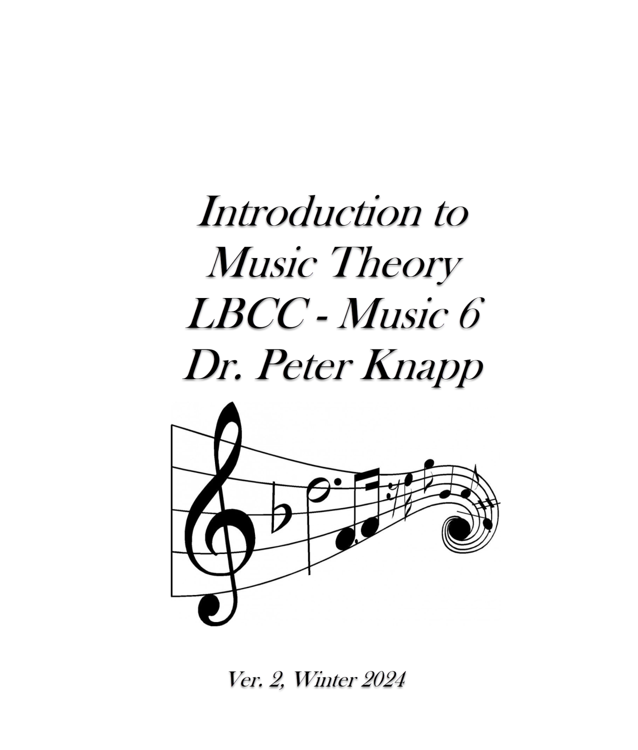 Cover image for Introduction to Music Theory V.2